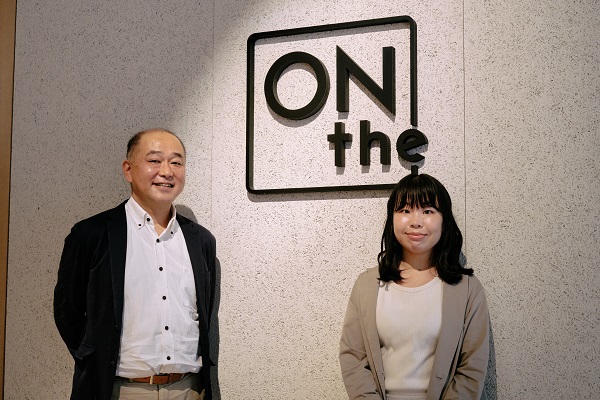 吉川 聡 さん（株式会社まなれぼ 代表取締役）、伊森 香南 さん（「ONthe UMEDA」学びと共創事業部スタッフ）