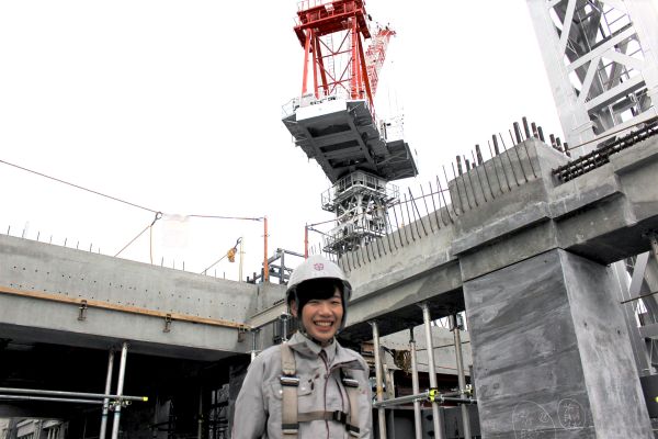 竹中工務店 東京本店 作業所工事担当　横田 栞さん